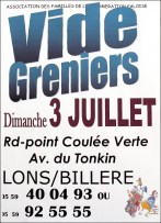 affiche vide greniers